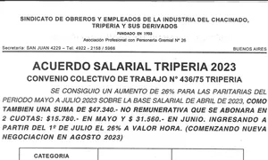 Convenio tripería 2023